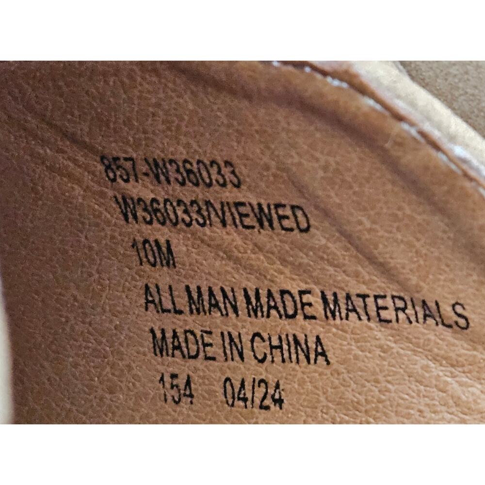 White Mountain Women’s Mule Clogs Size 10 Beige Comfort Slip On Shoes - Picture 6 of 6